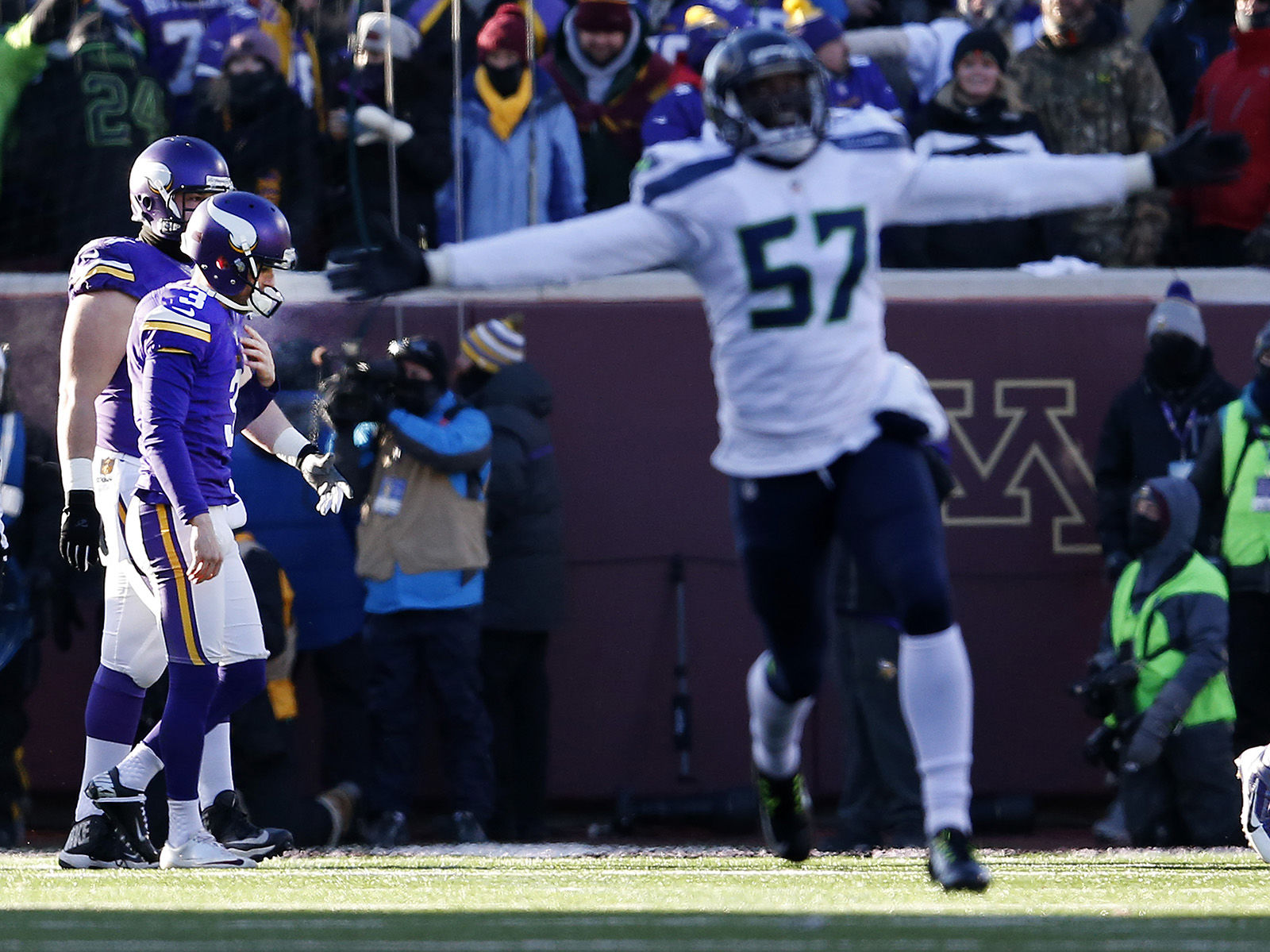 Blair Walsh, NFC playoff game vs. Seahawks, 2016